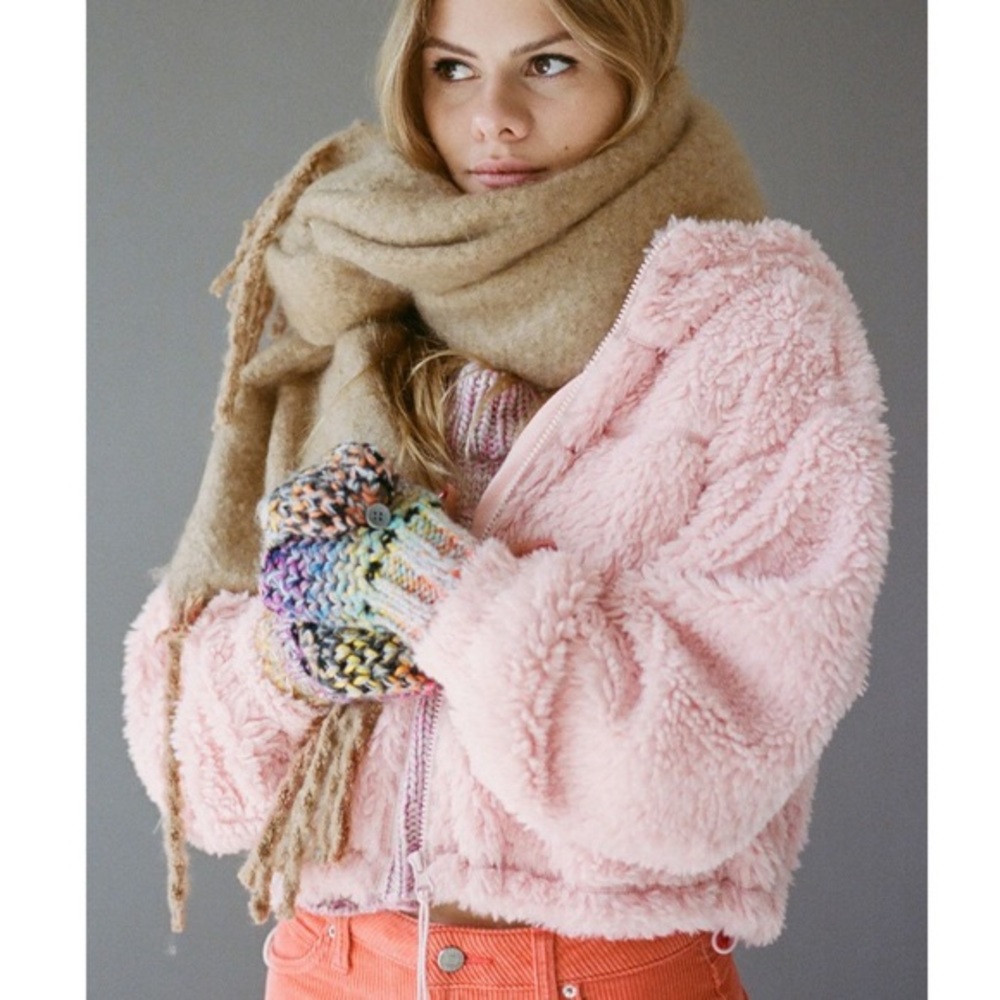 Urban Outfitters Hooded Cropped Hoodie Jacket